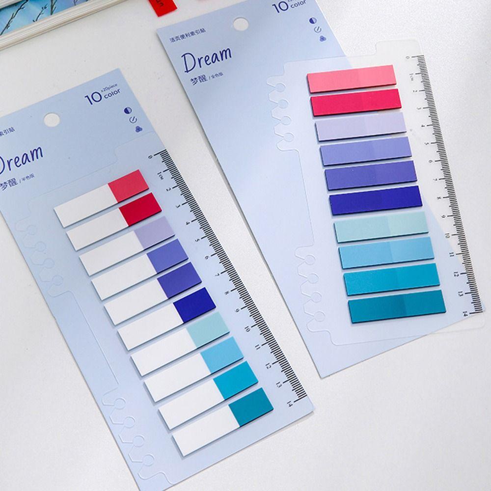 LAYOR1 Set 4 Túi Giấy Dán Ghi Chú Đánh Dấu Trang Sách Tiện Dụng