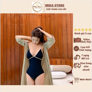 Bikini 👙FREESHIP👙 Bikini liền mảnh MIKASHOP che khuyết điểm, Đồ bơi nữ cá tính 2023
