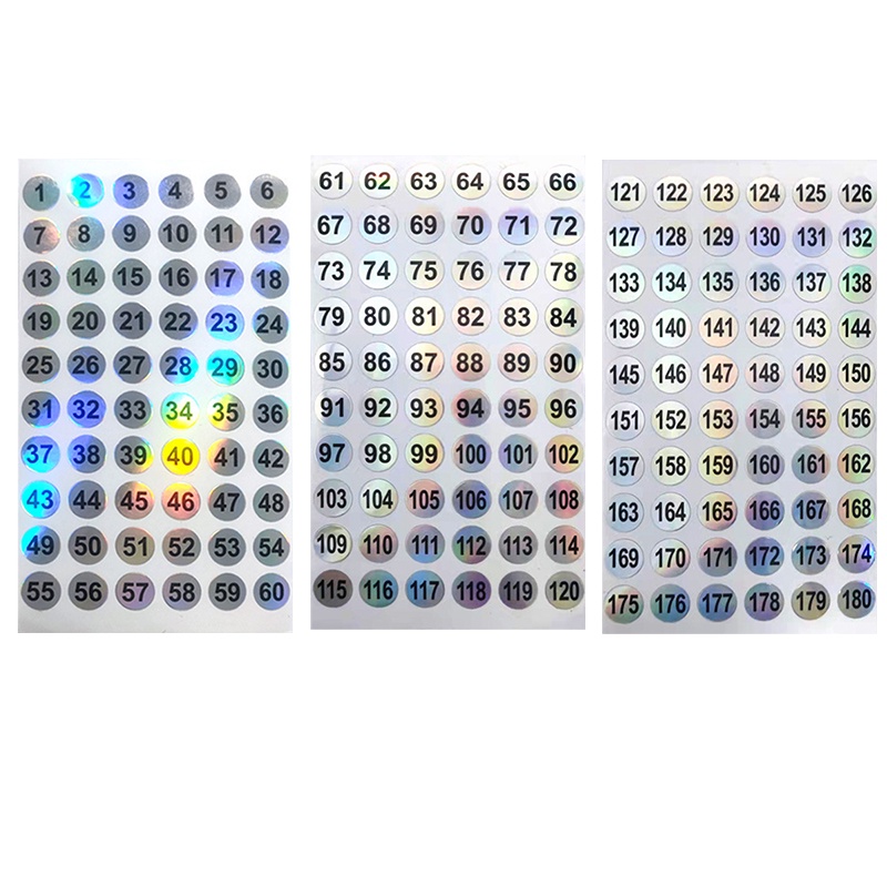 Bộ 3 Miếng Dán Móng Tay 180 Màu Sắc Thời Trang