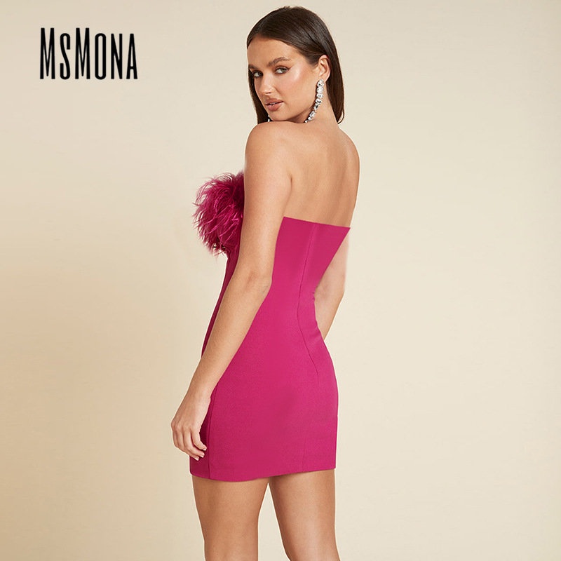 MsMona Đầm Trơn Màu Không Tay Thời Trang 2023 Dành Cho Nữ