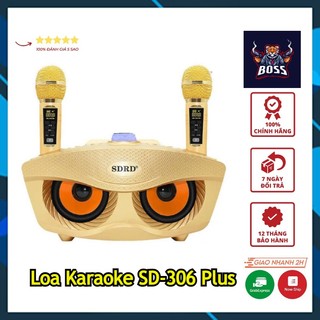 Loa karaoke bluetooth hát hay sd-306. loa hát siêu hay kèm 2 micro không dây. dòng loa 2 micro giá rẻ, độ bền cực cao
