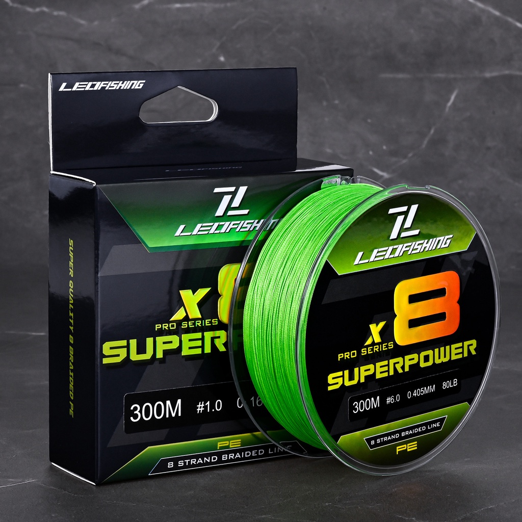 Cuộn Dây Câu Cá Bện 8 Sợi PE 150 / 300M 1417