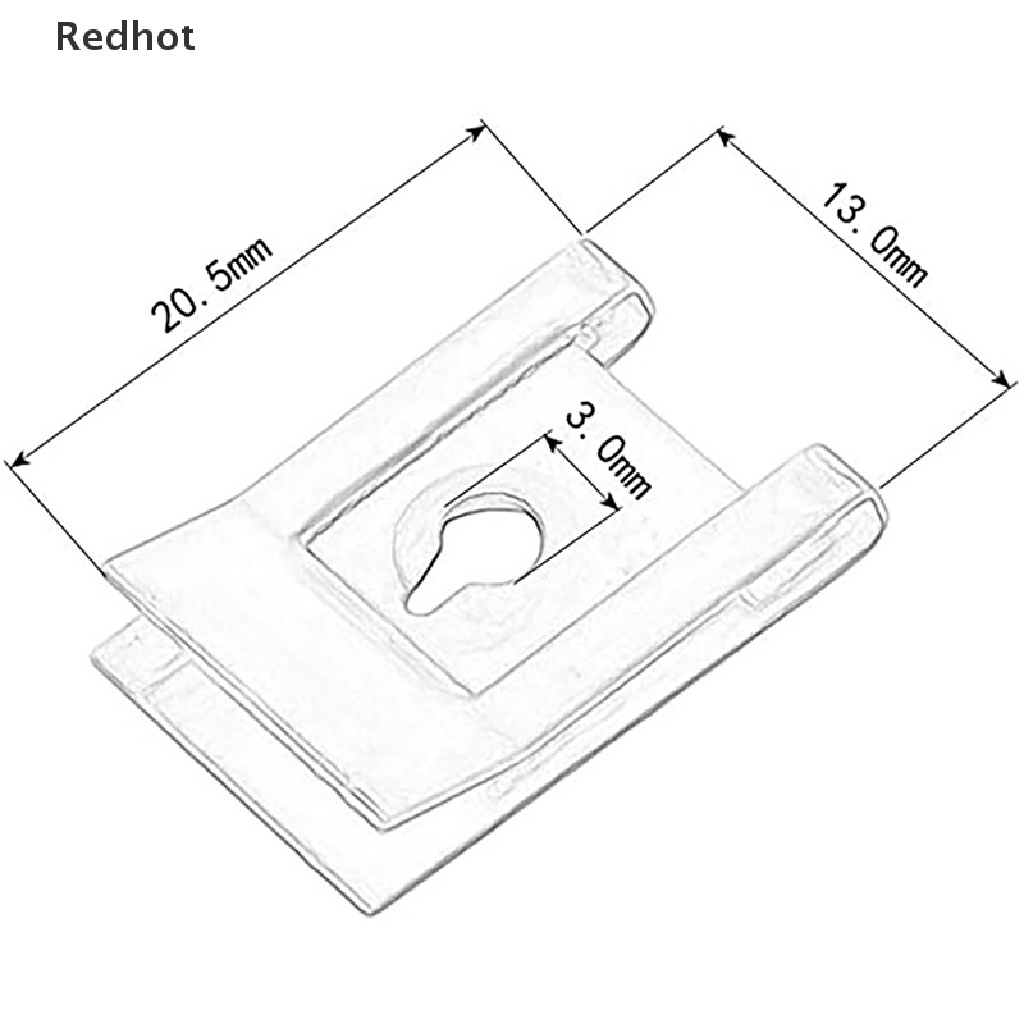 Bộ 50 Ốc Vít Chữ U J98 Cho Động Cơ Xe Hơi