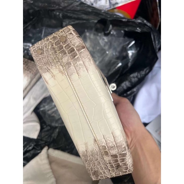 Túi hm kelly bạch tạng