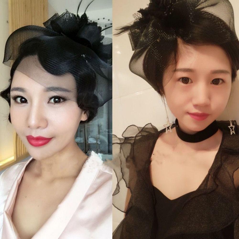 FUTURE Kẹp Tóc Vải Lưới Thiết Kế Xinh Xắn Thời Trang Cho Nữ