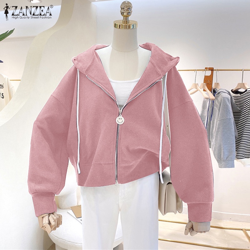 Zanzea Áo Hoodies Có Túi Thời Trang Dành Cho Nữ