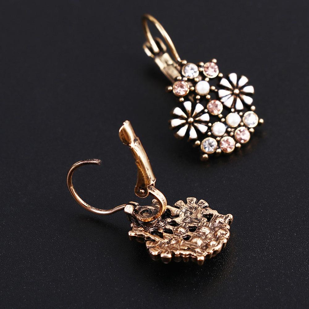 Khuyên Tai Tròn Nhiều Màu Phong Cách Boho Cổ Điển|Bông Tai Ngọc Trai Giả Thời Trang