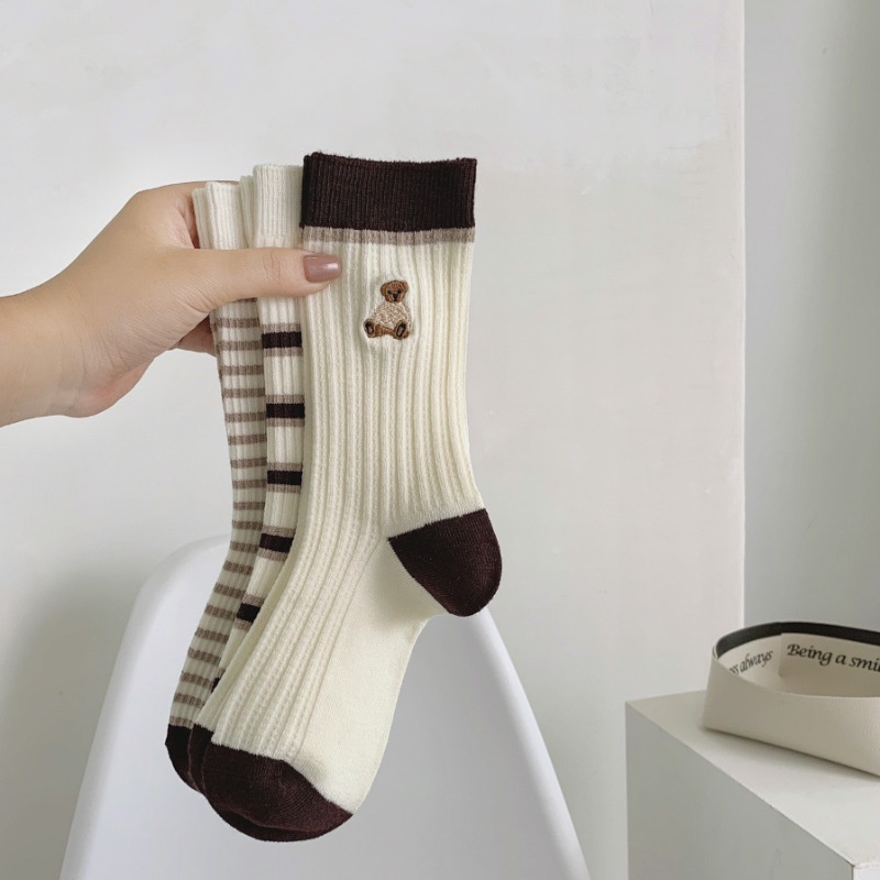 Tất Cotton Cổ Cao Thời Trang Cho Nữ HB CR1