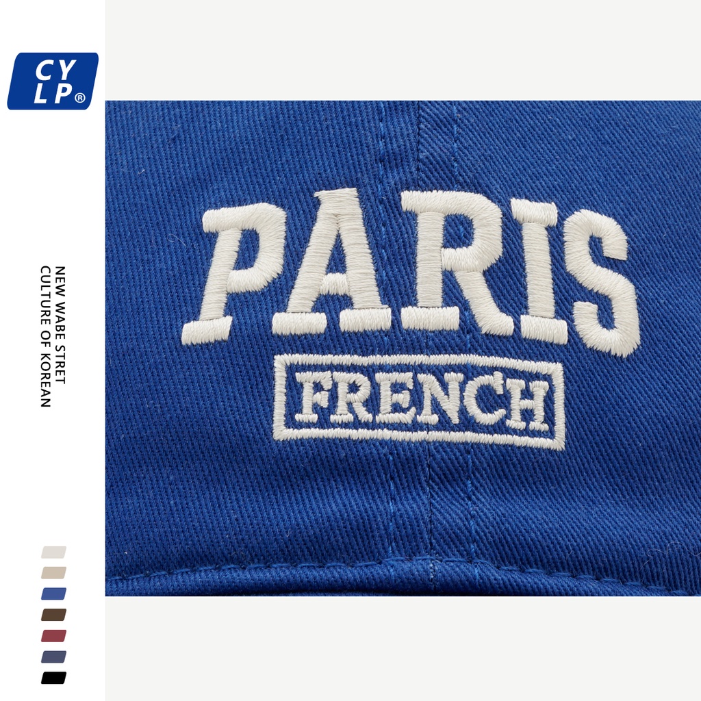 Mũ Lưỡi Trai Thêu Chữ Phong Cách Hàn Quốc Thời Trang Cho Cặp Đôi