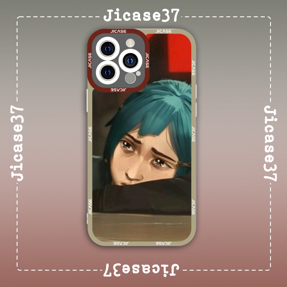 Ốp lưng iphone Cute Case Jinx Nhỏ Arcane Liên Minh huyền Thoại Tặng Kèm Phụ Kiện Túi Xách MK Hình Cute Case