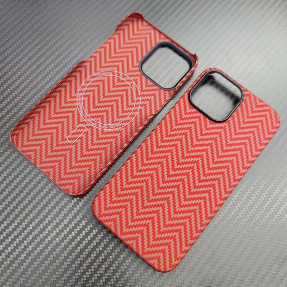 Ốp Điện Thoại Sợi carbon Từ Tính Siêu Mỏng Màu Xanh Dương Cho iPhone 14 13 pro max 14 pro13