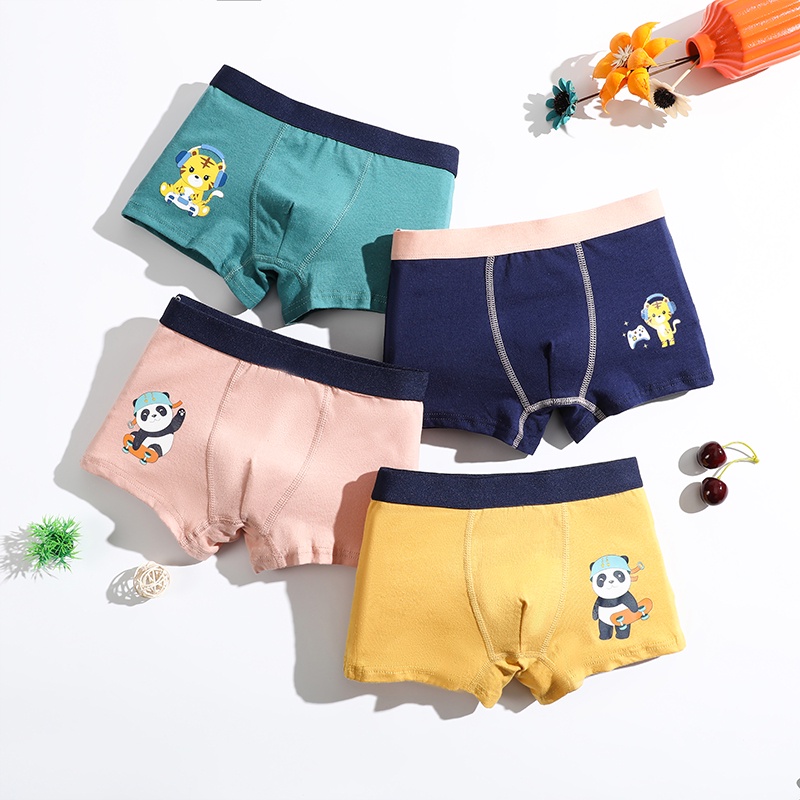 Quần lót boxer cotton SMY mềm mại thời trang cho bé trai
