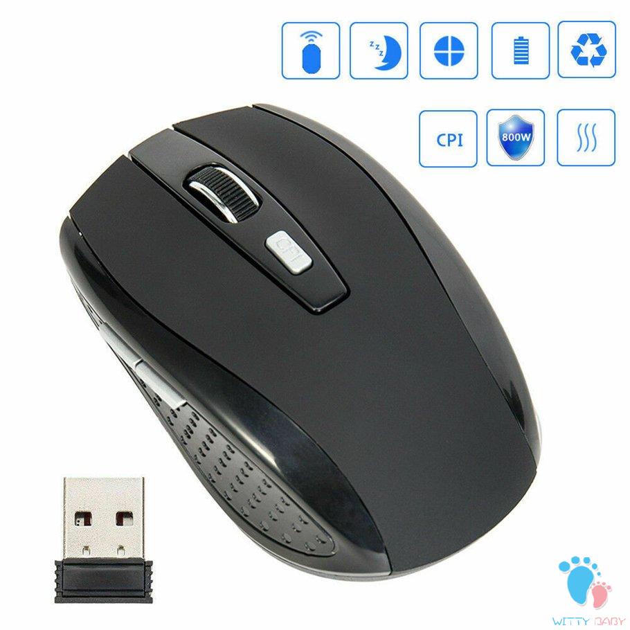 2.4GHz Wireless Optical Mouse Adjustable DPI Cordless Mice With Receiver Silent PC for Laptop Ergonomic Mouse
