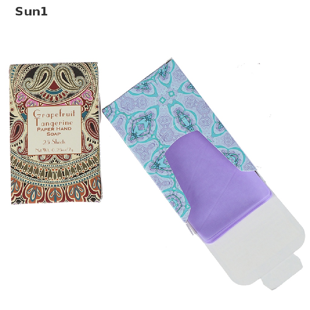 Xà Phòng Giấy Mini Tiện Dụng Khi Đi Du Lịch Ngoài Trời Sun1 &gt;