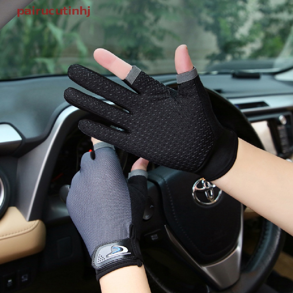 1 Đôi Găng Tay Câu Cá Hai Ngón Chống Trượt Thoáng Khí