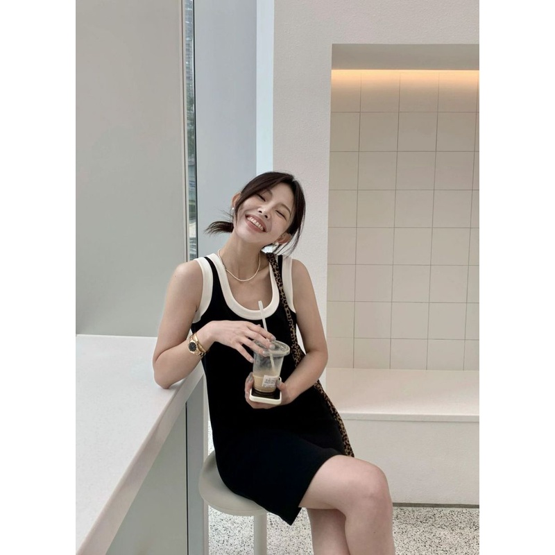 Đầm midi hai dây SUXI ôm dáng thời trang mùa hè dành cho nữ