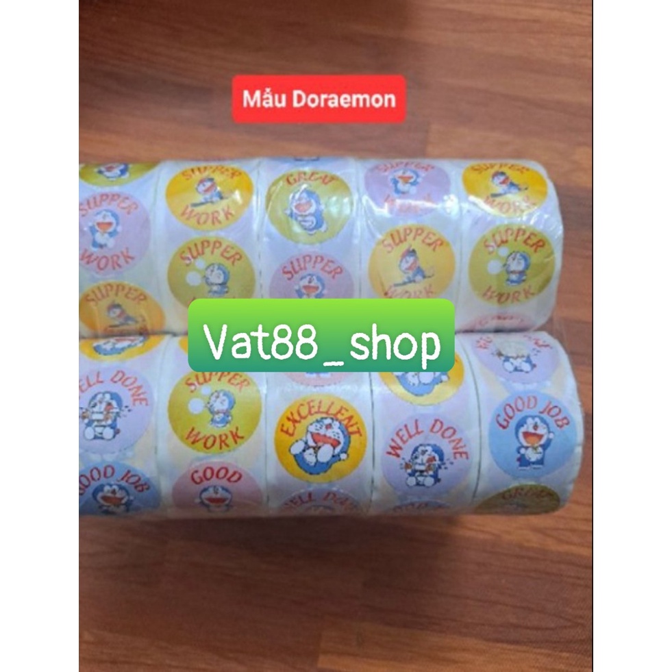 Sticker khen thưởng mỗi cuộn 500 stickers..............