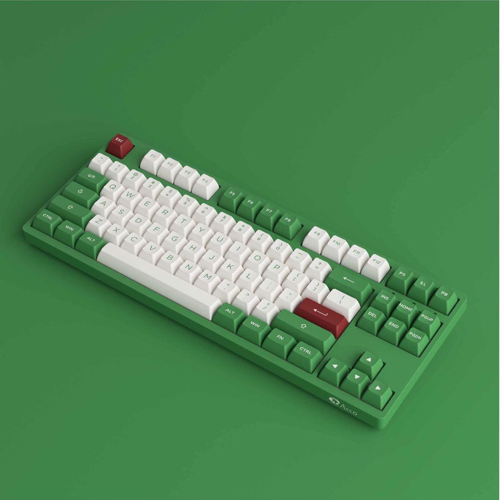 BÀN PHÍM CƠ AKKO 3087 / 3108 RF MATCHA RED BEAN AKKO CREAM YELLOW/BLUE SWITCH