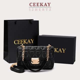 Túi xách nữ CEEKAY khóa vuông (có hộp đi kèm)