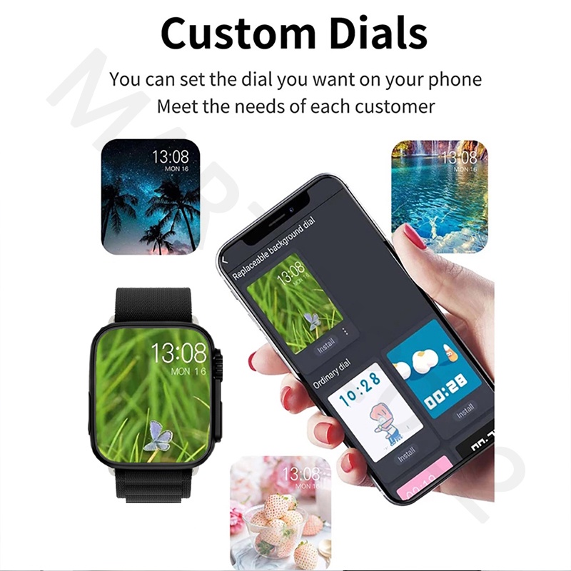 Đồng Hồ Thông Minh Agenda 8 Ultra 2023 49mm Kết Nối bluetooth 1.95 Inches