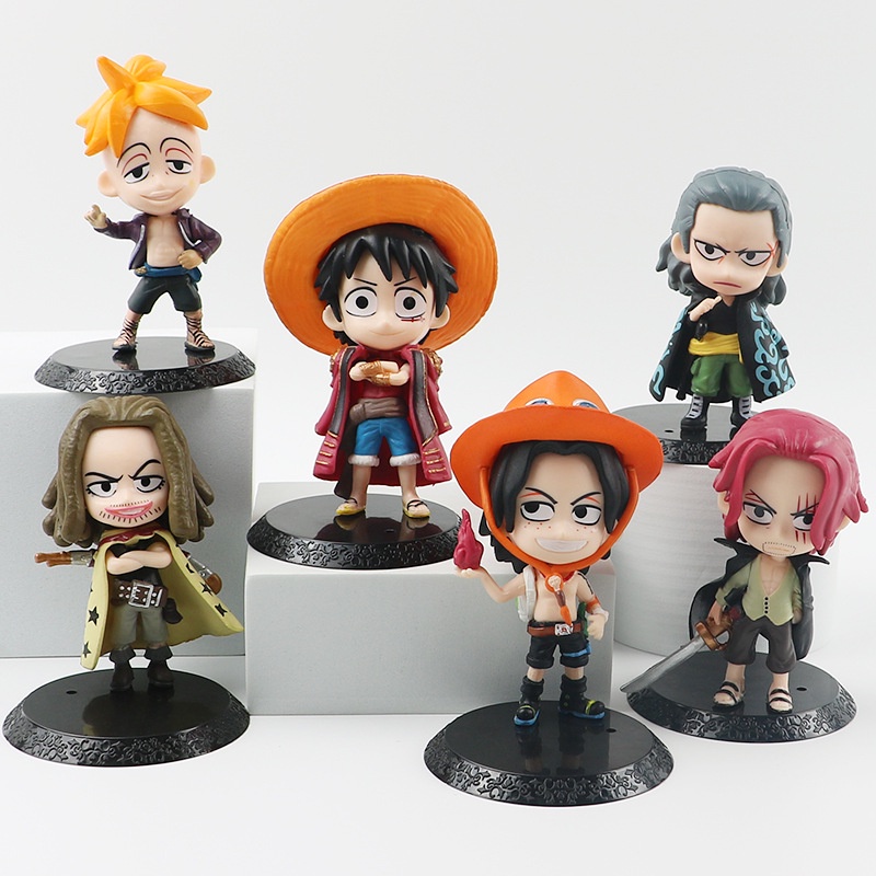 🍁Có sẵn🍁 Mô hình nhân vật Luffy Ace anime One Piece Độc Đáo trang trí đồ chơi figure trang trí bàn học bàn làm việc