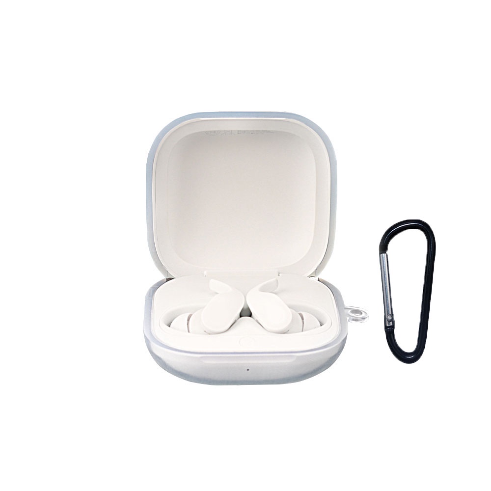 Vỏ Bảo Vệ Hộp Sạc Tai Nghe Beats Fit Pro Bằng Silicone TPU Trong Suốt Chống Sốc