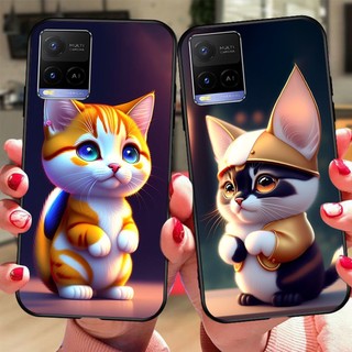 Ốp lưng vivo y21 / vivo y21s / vivo y33s in hình chú mèo cực cute dễ thương