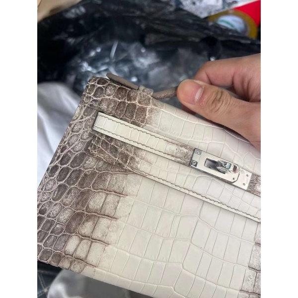 Túi hm kelly bạch tạng