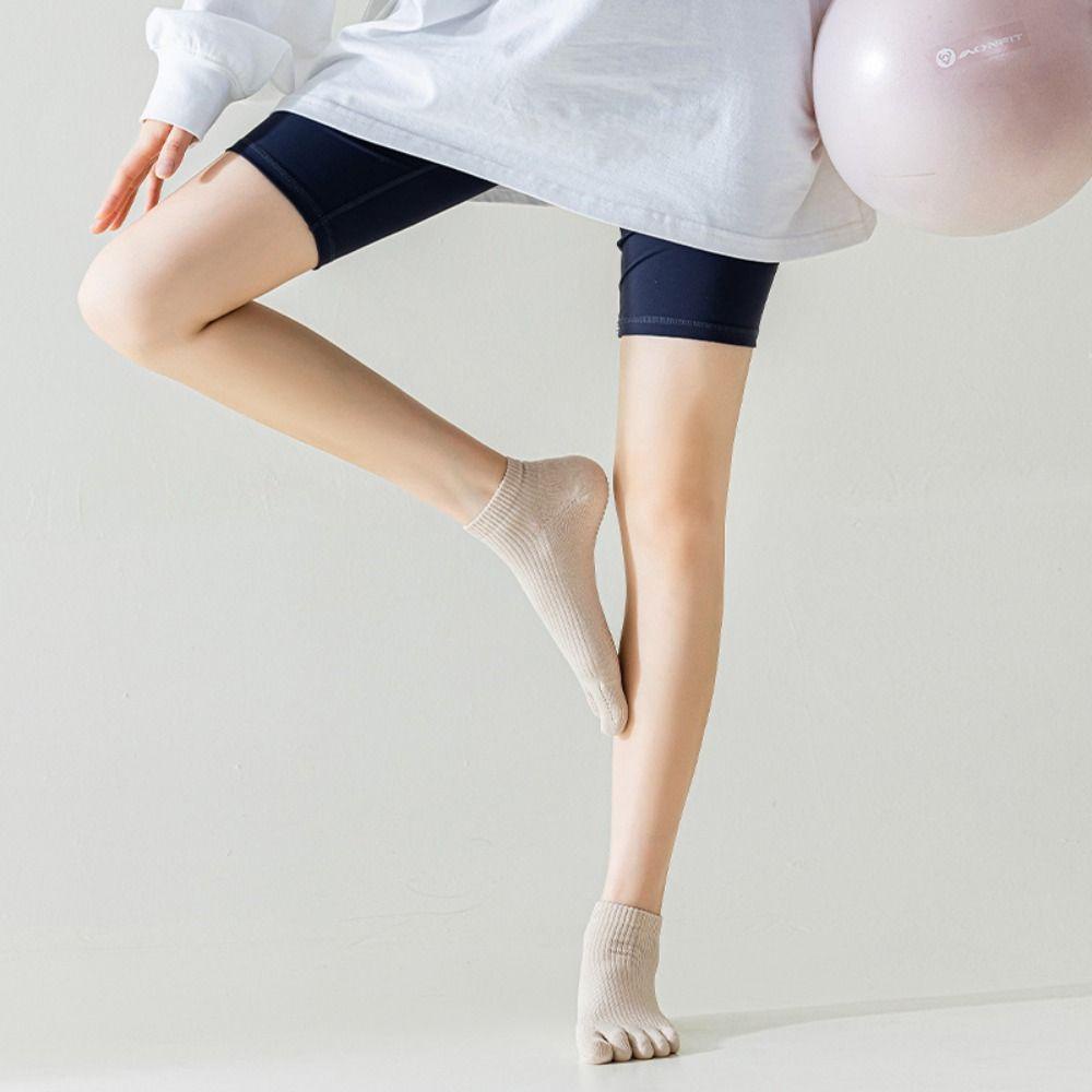 LOMBARD Vớ Cotton Năm Ngón Màu Sắc Thời Trang Mùa Thu Cho Nữ