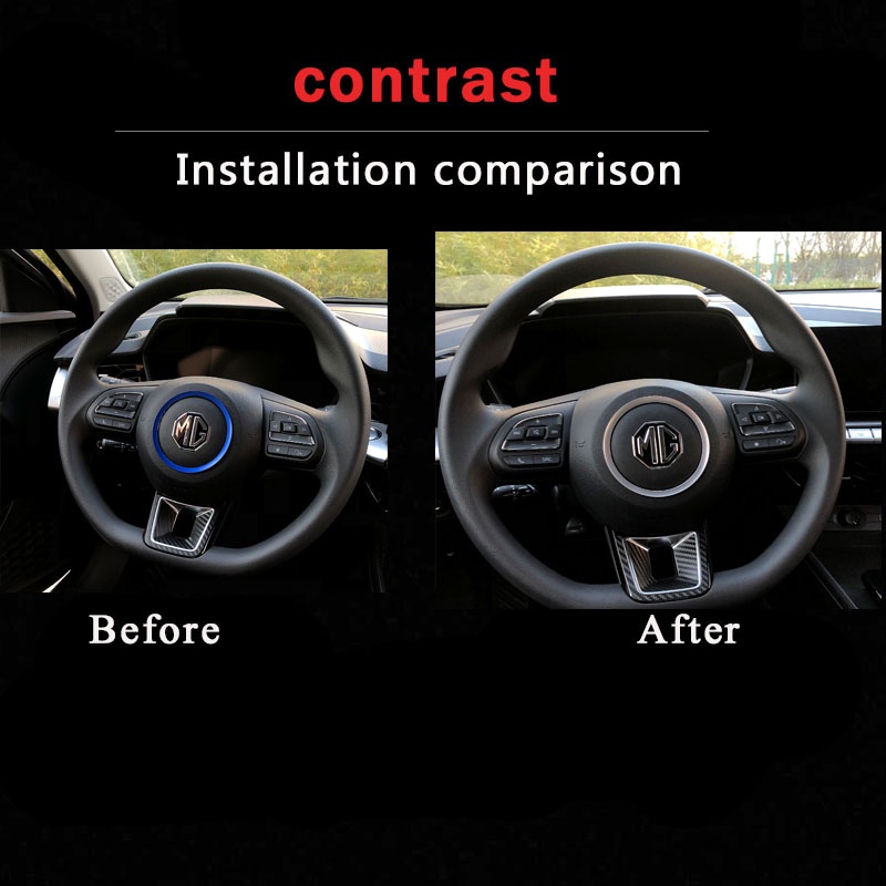 Vòng Dán Trang Trí Vô Lăng Xe Hơi mg5 2021 Lấp Lánh