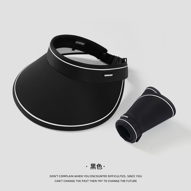 Nón Vải Nửa Đầu Chống Nắng Màu Trơn Có Thể Xếp Gọn RQN2173