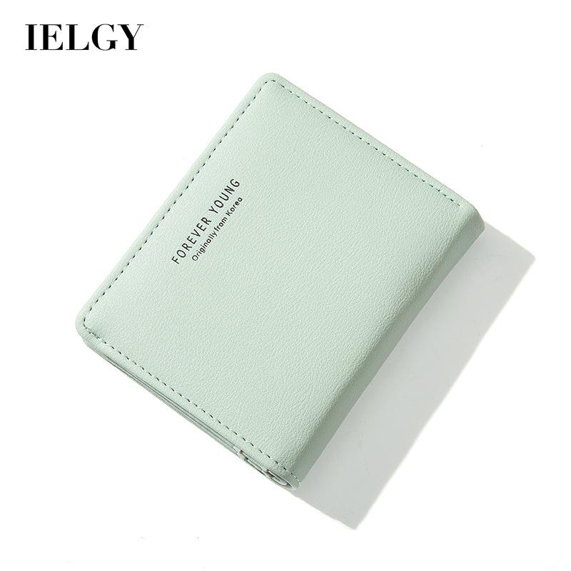 IELGY Ví Đựng Thẻ Nhiều Ngăn Đơn Giản Phong Cách Hàn Quốc Cho Nữ