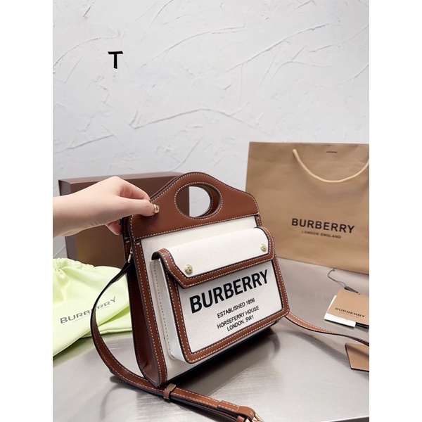 Túi xách Burberry- da thật cao cấp Hong Kong order new fullbox
