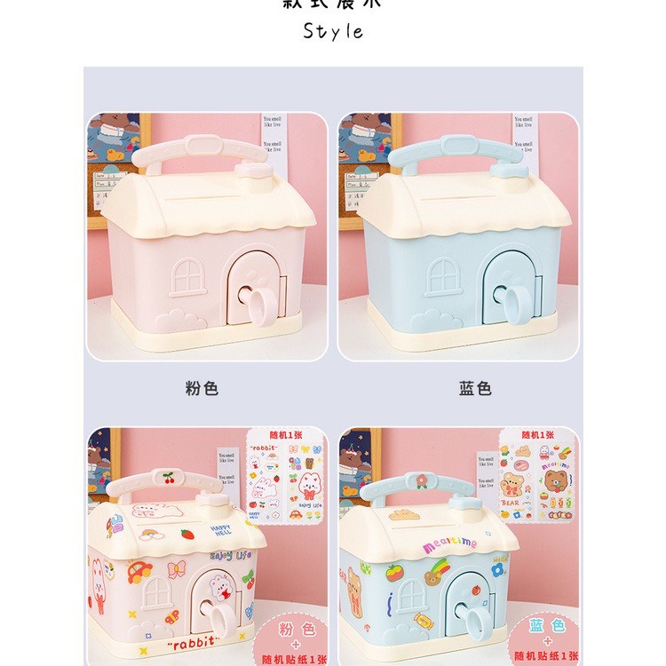 2023 Mới Ngôi nhà thỏ Dễ Thương Ngôi Nhà Nhỏ Con thỏ . Hoạt Hình Con thỏ Đất Quà Tặng Cho Học Sinh Trẻ Em Và Bé Gái