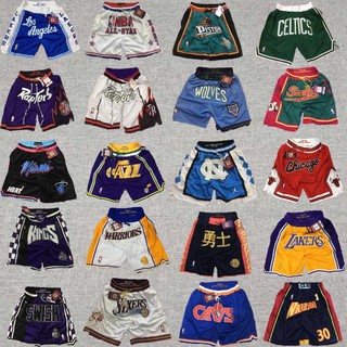 Bán ❖ Quần short Bóng rổ Quần short Bóng rổ Quần short Bóng rổ 76 người, Lakers, Raptor, Bull, Thêu cầu, Màu vàng