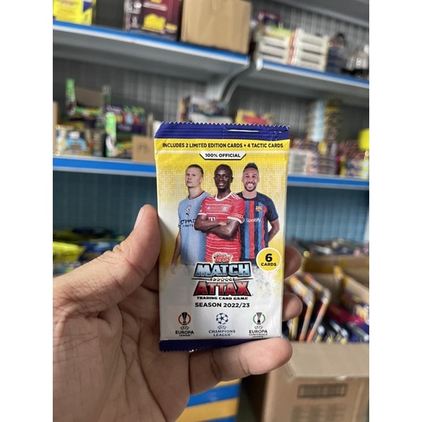 Match Attax Limited Champions league 22/23(Pack 6 thẻ )