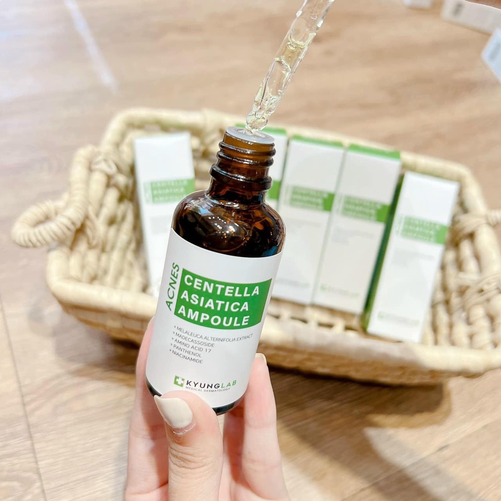 Tinh Chất Giảm Mụn Kiềm Dầu KyungLab Acnes Centella Asiatica Ampoule - 50ml