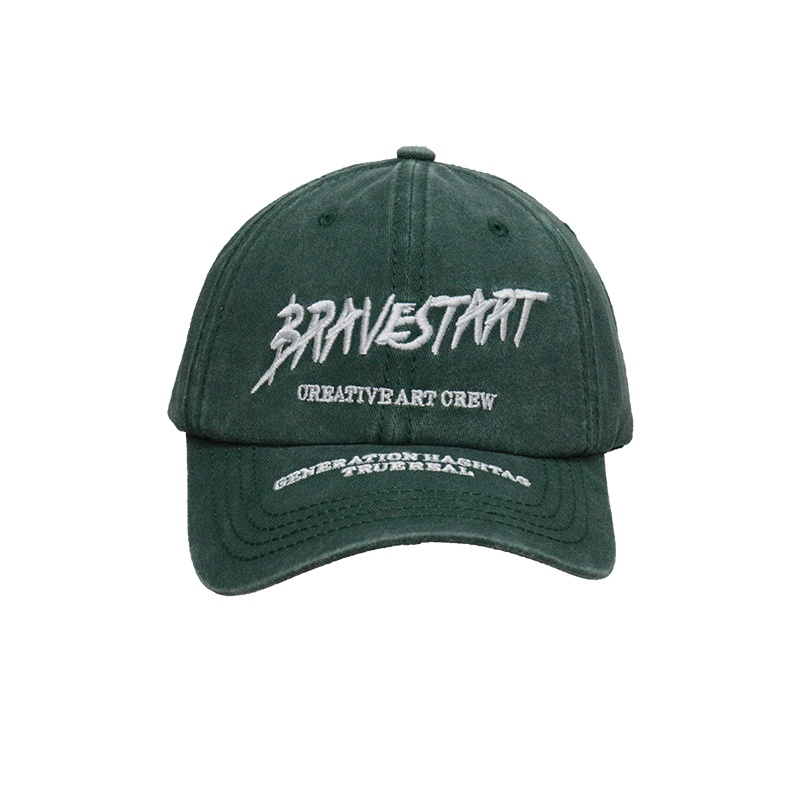 Mũ Lưỡi Trai Mềm Thêu Chữ Phong Cách Đường Phố Mới Cho Nữ