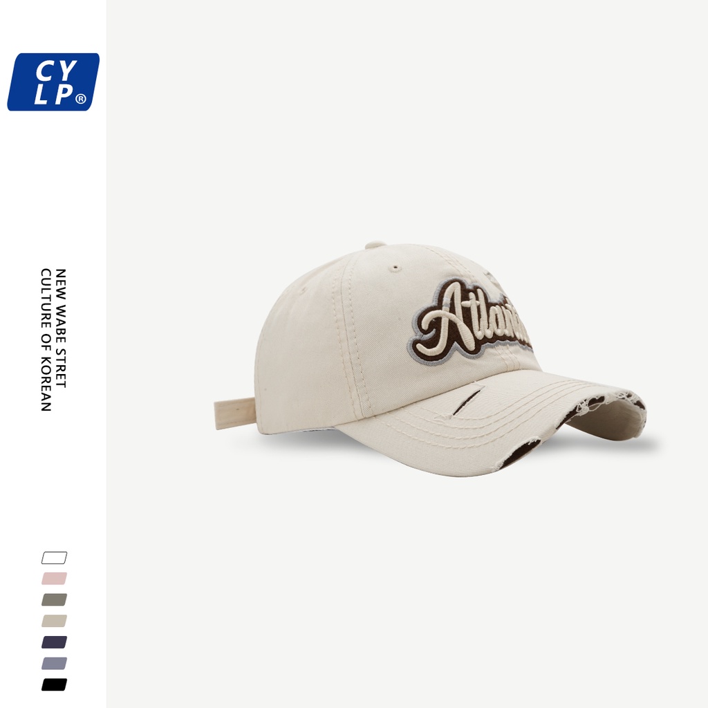 Mũ Lưỡi Trai Thêu Chữ Phong Cách Hiphop Thời Trang Âu Mỹ