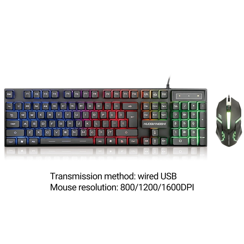 1 Bộ Bàn Phím Dây USB Và Chuột Hình Hoa Hướng Dương Màu Dạ Quang Chống Trượt Chuyên Nghiệp