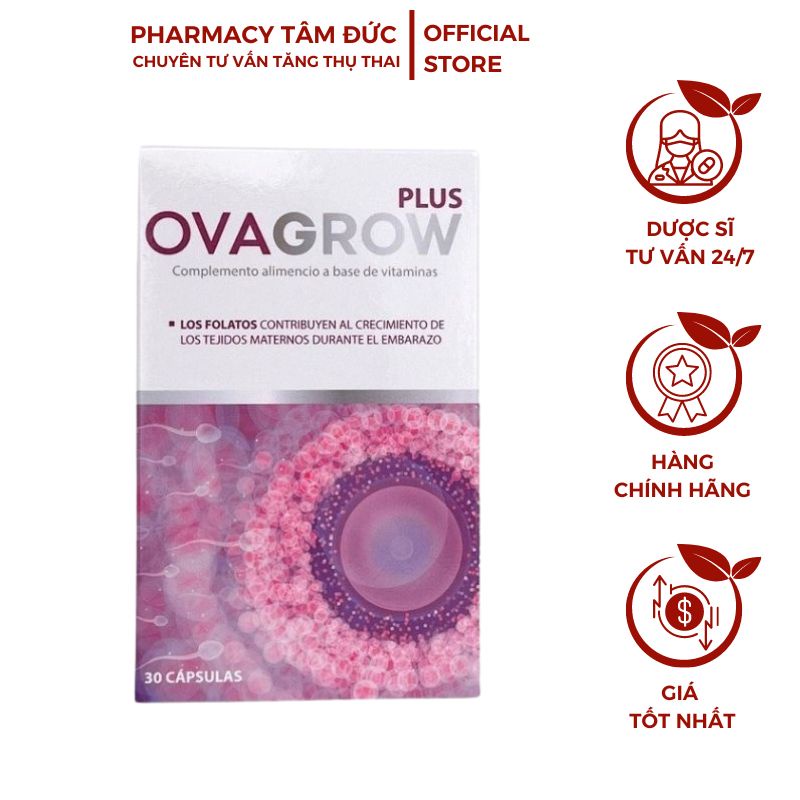 Ova Grow Plus - Ovagrow Plus Viên uống bổ trứng -Nhà Thuốc Tâm Đức