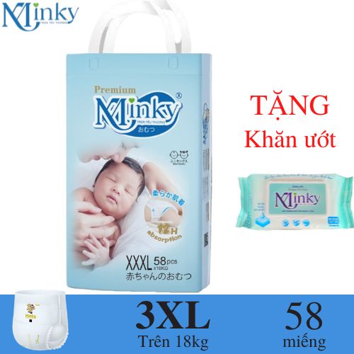 Tã/Bỉm quần Minky size XXXL58