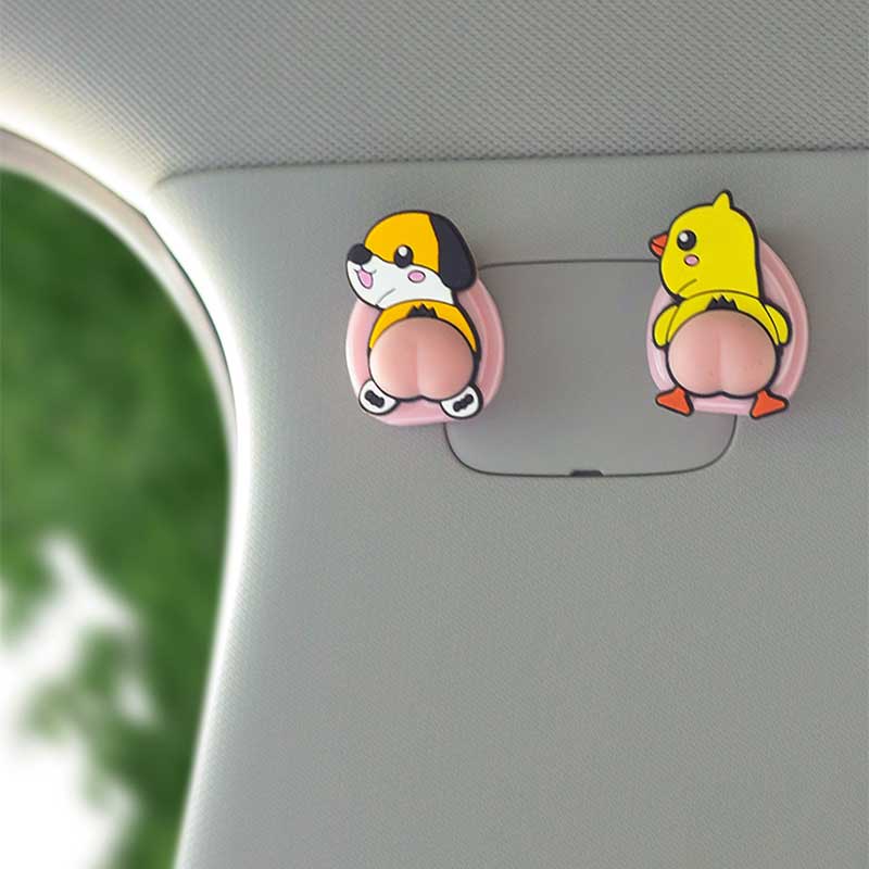 Móc Treo Đồ Gắn Ghế Ngồi Xe Hơi Hình Động Vật Hoạt Hình Dễ Thương