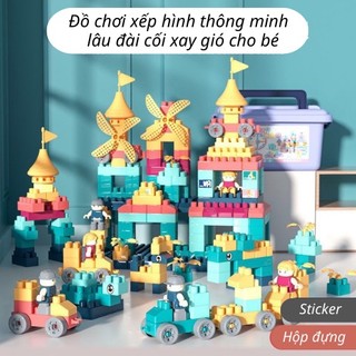 Bộ đồ chơi xếp hình, ghép hình cho bé trai, gái 3 4 5 6 7 tuổi. Trò chơi lắp ráp, lắp ghép thông minh cho trẻ em