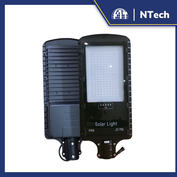 Đèn năng lượng mặt trời Jindian- Đèn đường JD-798 Công suất 300W Khung Nhôm, Chip Led "SMD" - BH 02 Năm