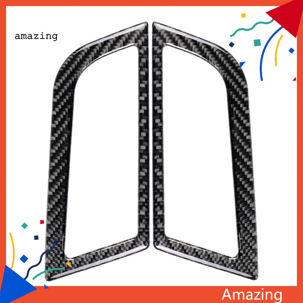 Bộ 2 Miếng Dán Trang Trí Lỗ Thông Gió Trong Xe Hơi Ford Mustang 15-19