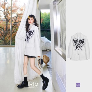 Áo khoác trắng irisboutique/ij2371005_ white daisy jacket