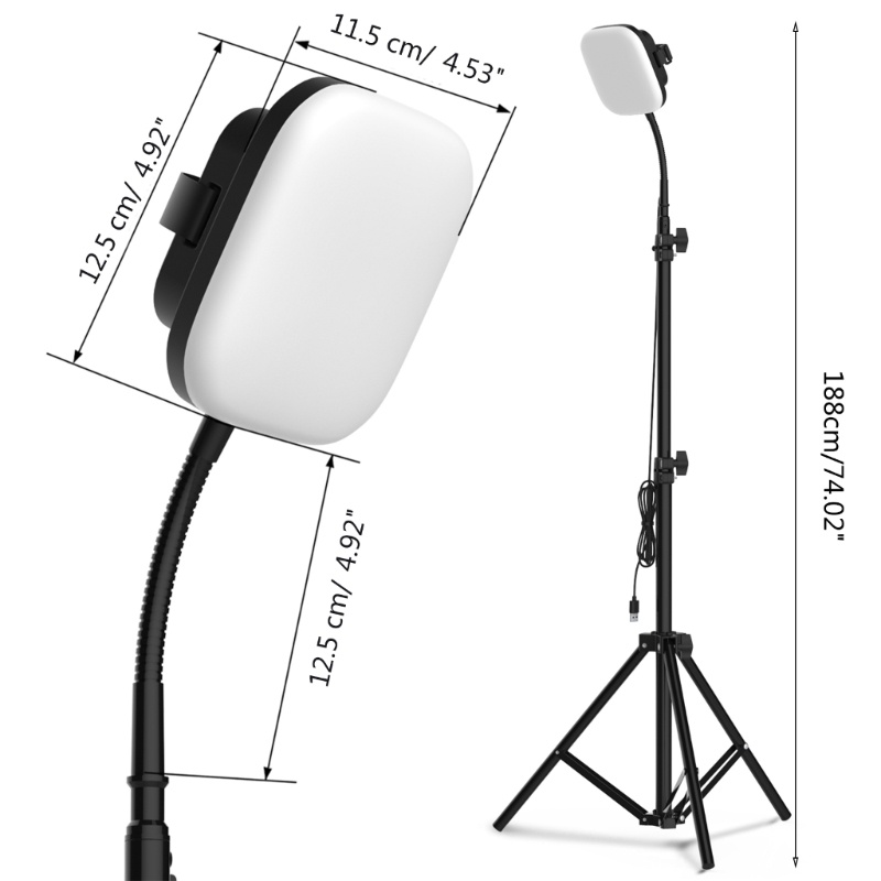 Đèn Led Cắm Trại 1200 Lumens Có Chân Tripod Tiện Dụng