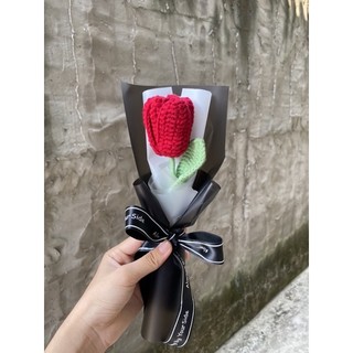 hoa tulip bằng len HandMade