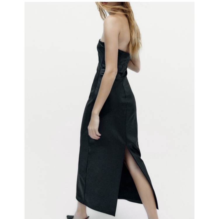 Đầm Zara Giả Da Ống Sáo 23 Kiểu Âu Mỹ Thời Trang Mùa Xuân Sang Trọng3152318